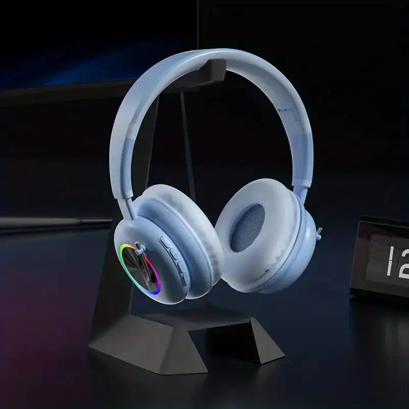Kids Wireless Earphones with RGB Lighting & Microphone